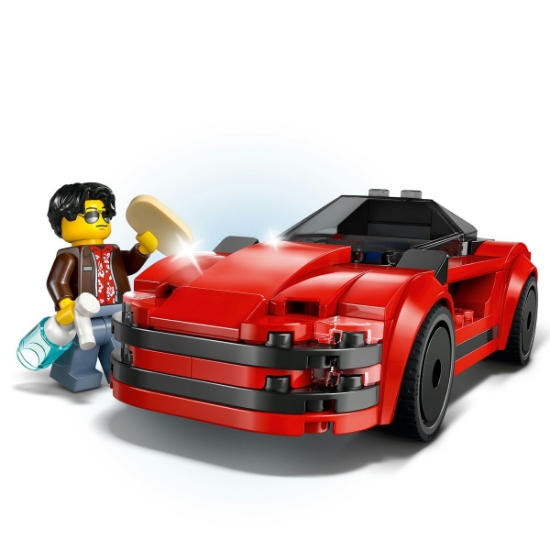 Imagine Lego City Mașina sport roșie 60448