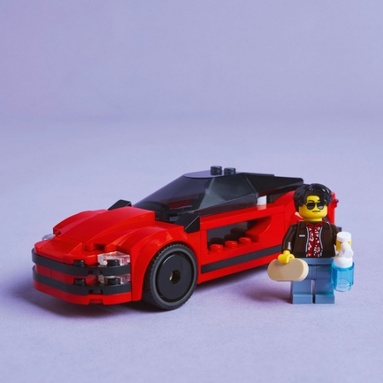 Imagine Lego City Mașina sport roșie 60448