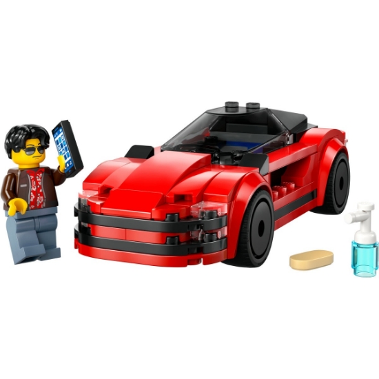 Imagine Lego City Mașina sport roșie 60448
