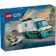 Imagine Lego City Ambulanța de urgențe 60451