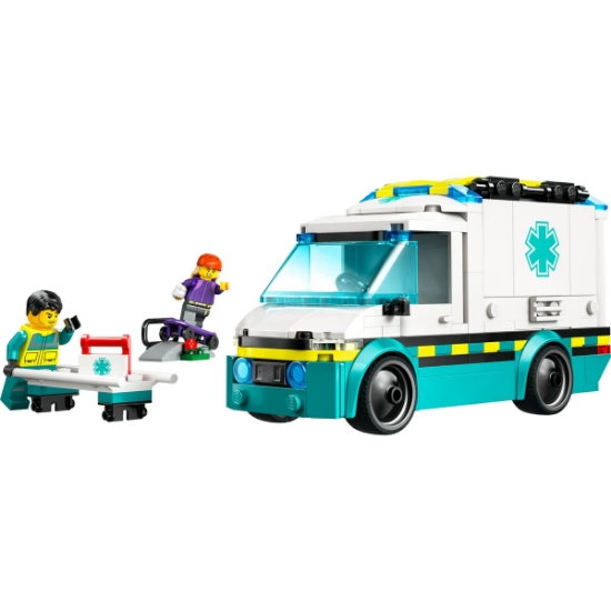Imagine Lego City Ambulanța de urgențe 60451