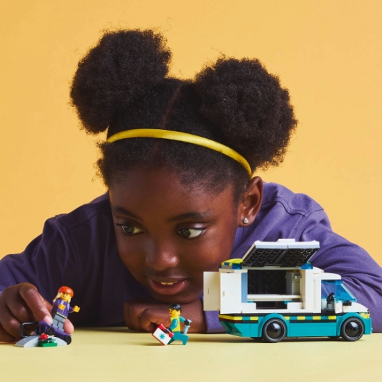 Imagine Lego City Ambulanța de urgențe 60451