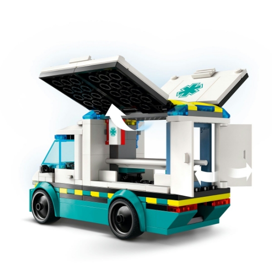 Imagine Lego City Ambulanța de urgențe 60451