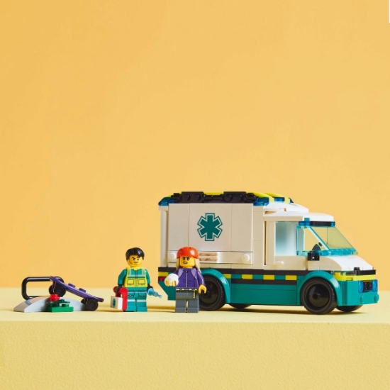 Imagine Lego City Ambulanța de urgențe 60451