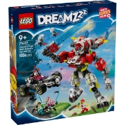 Imagine LEGO DREAMZzz Robotul tigru al lui Cooper și mașina hot rod a lui Zero 71497