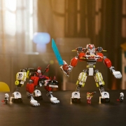 Imagine LEGO DREAMZzz Robotul tigru al lui Cooper și mașina hot rod a lui Zero 71497