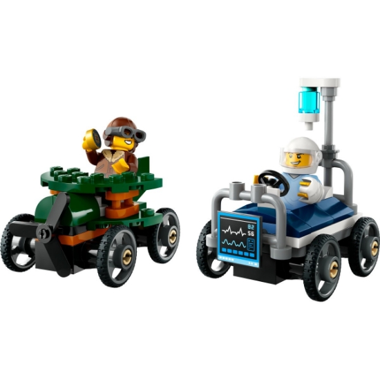 Imagine Lego City Pachet de curse Avion vs. Pat de spital 60459