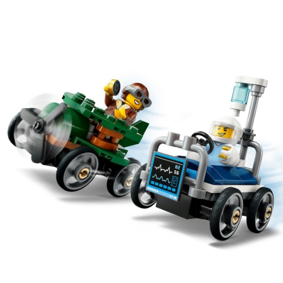 Imagine Lego City Pachet de curse Avion vs. Pat de spital 60459