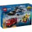 Imagine Lego City Elicopter, camion de pompieri și submarin remixate 60462