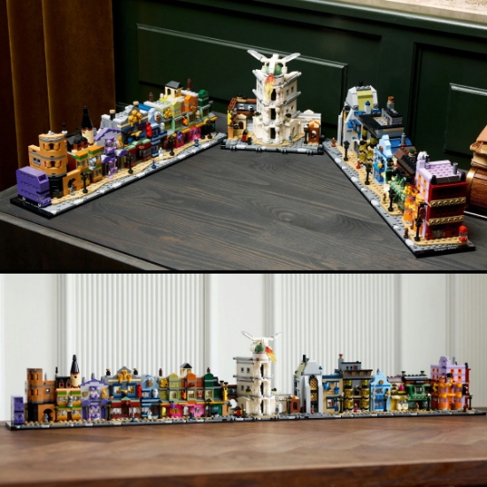 Imagine LEGO Harry Potter™ Magazine vrăjitorești pe Diagon Alley 76444