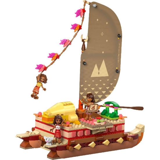 Imagine LEGO Disney Canoea de aventură a Moanei 43270