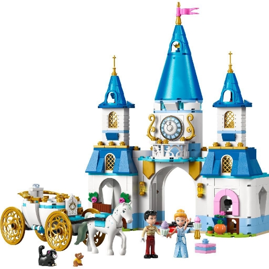 Imagine LEGO Disney Castelul și Caleașca Cenușăresei 43275