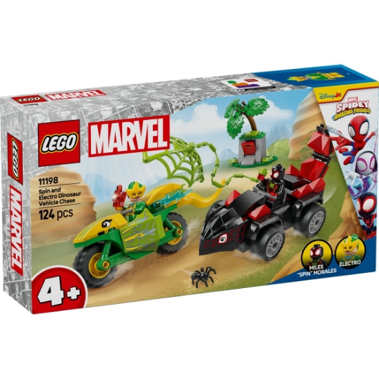 Imagine Lego Spidey Spin și Electro în Dino-vehicule 11198