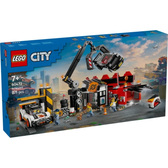 Imagine LEGO CITY CIMITIR DE MASINI VECHI 60472