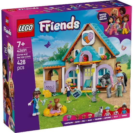 Imagine LEGO FRIENDS CLINICA VETERINARA PENTRU CAI SI ANIMALE DE COMPANIE 42651