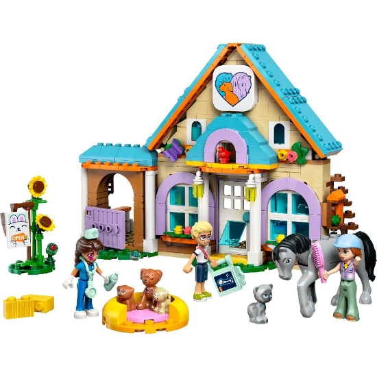Imagine Lego Friends clinica veterinară pentru cai și animale de companie 42651