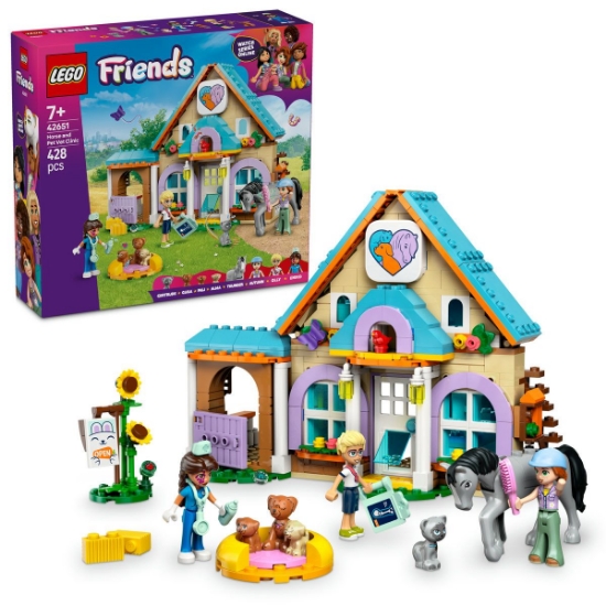 Imagine Lego Friends clinica veterinară pentru cai și animale de companie 42651
