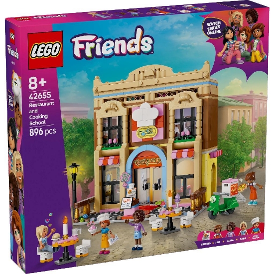 Imagine LEGO FRIENDS RESTAURANT SI SCOALA DE GASTRONOMIE 42655