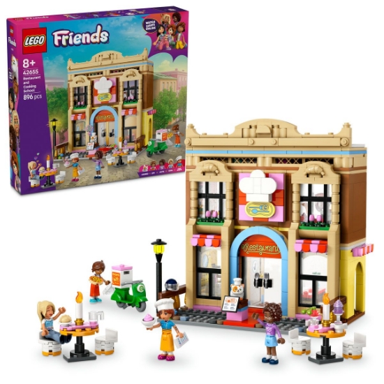 Imagine Lego Friends Restaurant și Școala de Gastronomie 42655