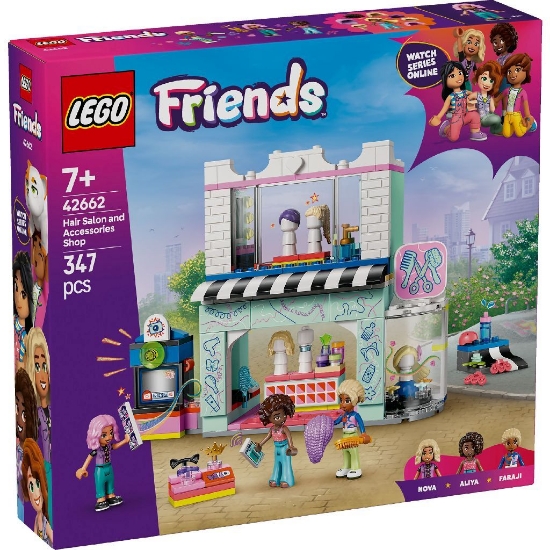 Imagine LEGO FRIENDS SALON DE COAFURA SI MAGAZIN DE ACCESORII 42662