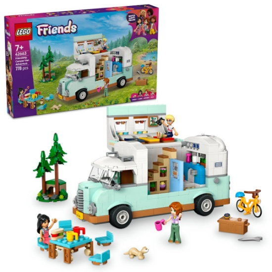 Imagine  Lego Friends aventura în rulota cu prietenii 42663
