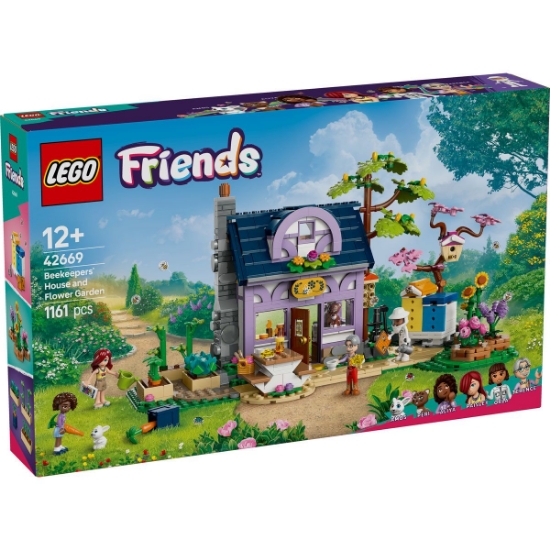 Imagine LEGO FRIENDS CASA APICULTORILOR SI GRADINA CU FLORI 42669
