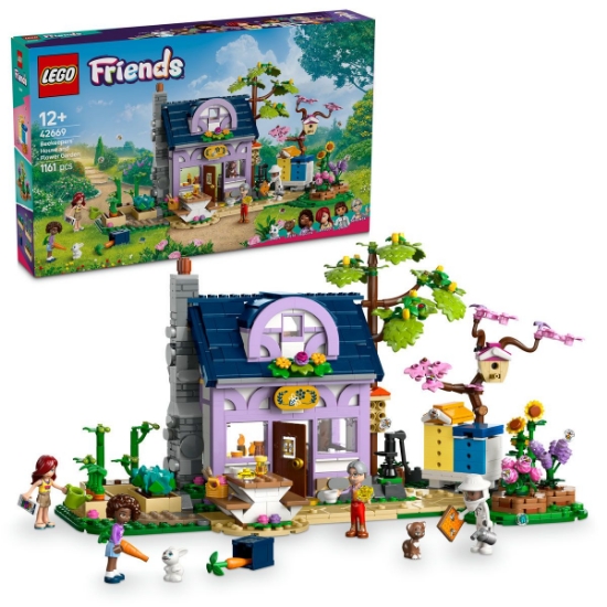 Imagine  Lego Friends casa apicultorilor și grădina cu flori 42669