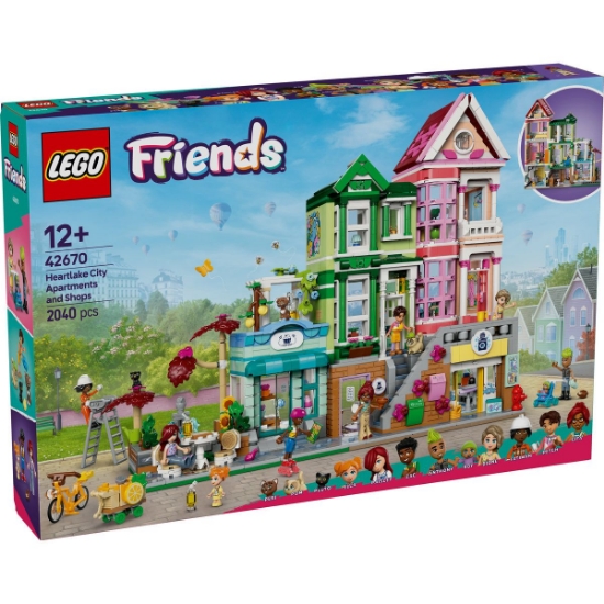 Imagine LEGO FRIENDS Apartamente și magazine în orașul Heartlake 42670