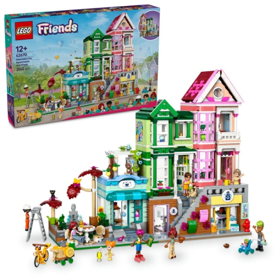 Imagine LEGO FRIENDS Apartamente și magazine în orașul Heartlake 42670