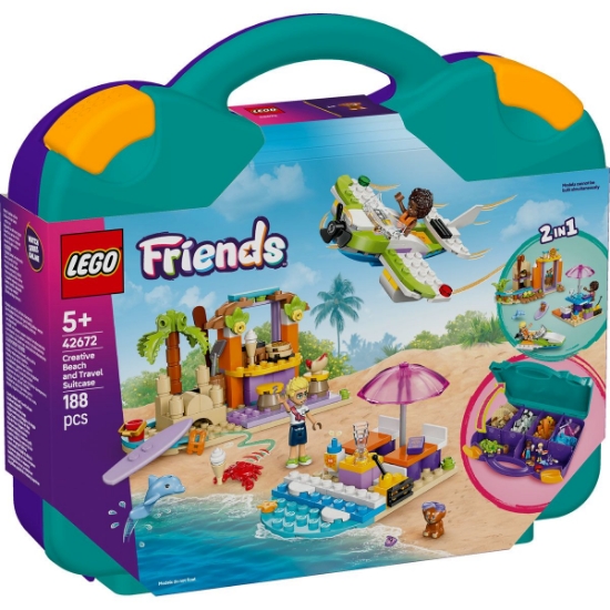 Imagine LEGO FRIENDS VALIZA PENTRU PLAJA SI CALATORIE 42672