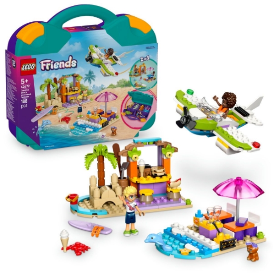 Imagine LEGO Friends Valiză pentru plajă și călătorie 42672