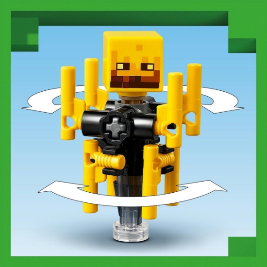 Imagine LEGO Minecraft Bătălie deasupra lavei în Nether 21266