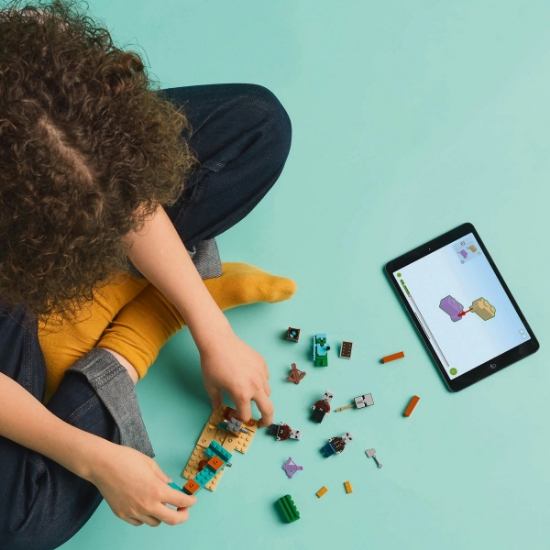Imagine LEGO Minecraft Patrula Illager în Deșert 21267