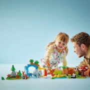 Imagine LEGO DUPLO FAMILII DE ANIMALE SALBATICE 3 ÎN 1 10446
