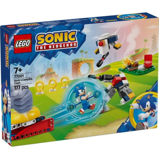 Imagine LEGO SONIC ÎNFRUNTARE LA FOCUL DE TABARA AL LUI SONIC 77001