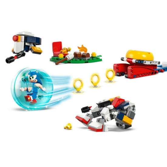 Imagine Lego Sonic Înfruntare la focul de tabără al lui Sonic 77001