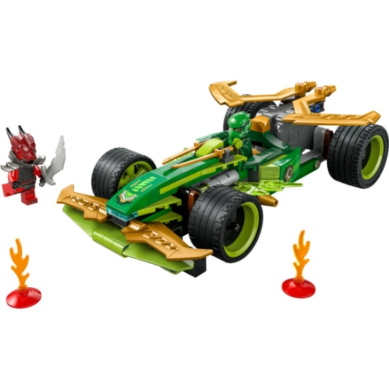 Imagine Lego Ninjago Mașina de curse pull-back a lui Lloyd 71828