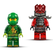 Imagine LEGO NINJAGO MASINA DE CURSE PULL-BACK A LUI LLOYD 71828