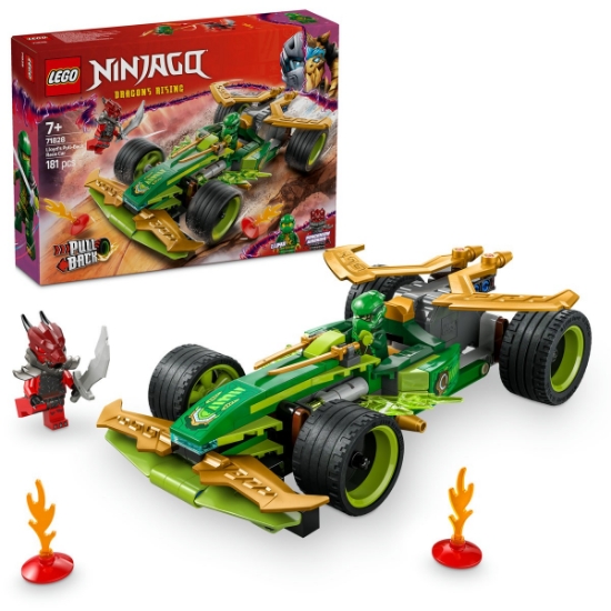 Imagine Lego Ninjago Mașina de curse pull-back a lui Lloyd 71828