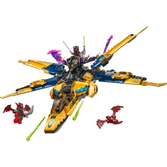 Imagine Lego Ninjago Superavionul cu reacție al lui Ras și Arin 71833