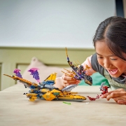 Imagine LEGO NINJAGO SUPERAVIONUL CU REACTIE AL LUI RAS SI ARIN 71833