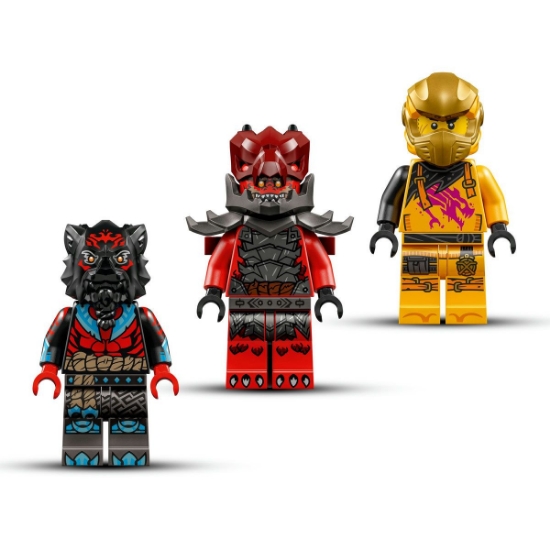 Imagine Lego Ninjago Superavionul cu reacție al lui Ras și Arin 71833