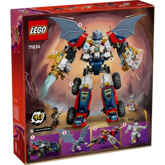 Imagine Lego Ninjago Ultrarobotul combinat al lui Zane 71834