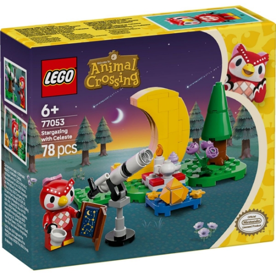 Imagine LEGO ANIMAL CROSSING OBSERVAREA STELELOR CU CELESTE 77053