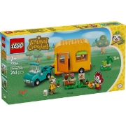 Imagine LEGO ANIMAL CROSSING CARAVANA SI MAGAZINUL DE GRADINARIT AL LUI LEIF 77054