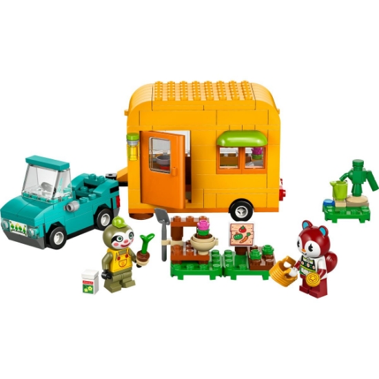 Imagine LEGO Animal Crossing Caravana și magazinul de grădinărit al lui Leif 77054