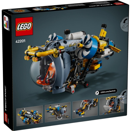 Imagine LEGO Technic Submarin de cercetare 42201