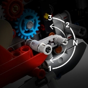 Imagine LEGO TECHNIC MOTOCICLETA DUCATI PANIGALE V4 S 42202