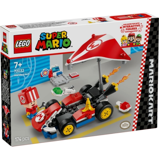 Imagine LEGO SUPER MARIO MARIO KART STANDARD KART 72032