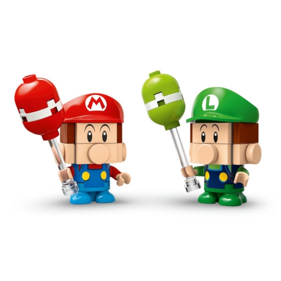 Imagine LEGO Super Mario Mario Kart Baby Mario și Baby Luigi 72034